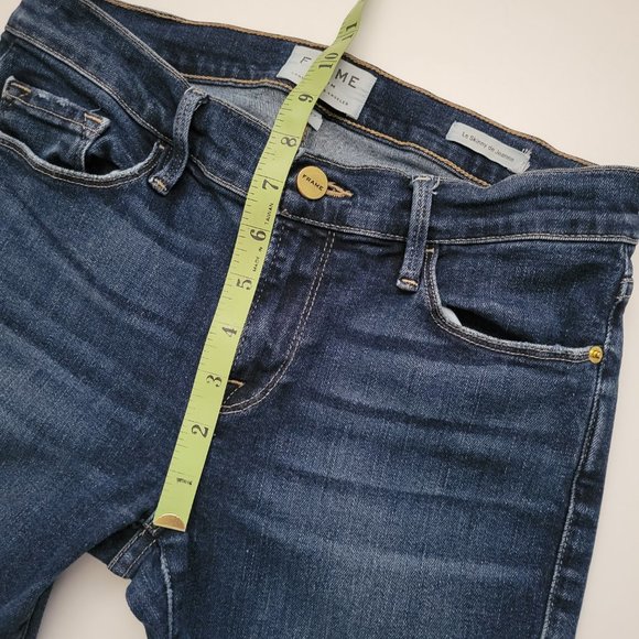 FRAME Le Skinny de Jeanne Tulip Hem Jeans Size: 27 - Picture 10 of 12